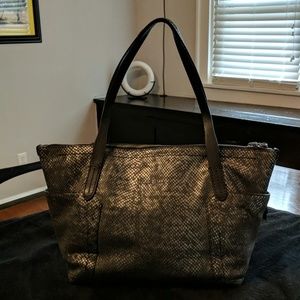 Cole Haan Snakeskin print bag